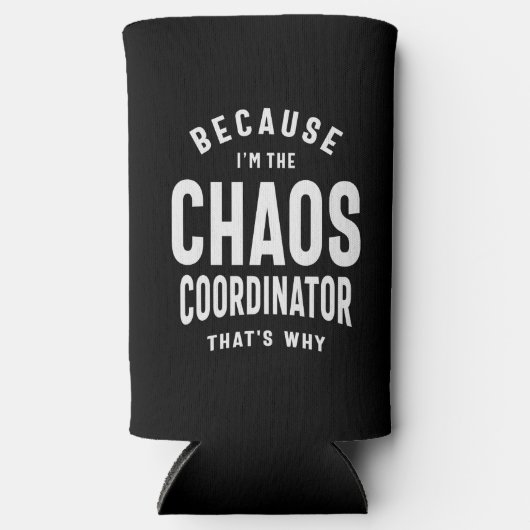 Chaos Coördinator - want daarom (Voorkant)