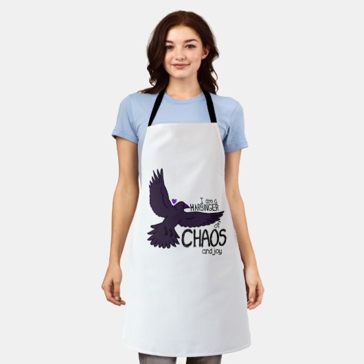 Chaos Crow Tapestry Schort (Gedragen)