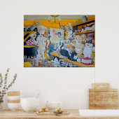 Chaos dans la cuisine - Poster (Cuisine)