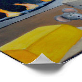 Chaos dans la cuisine - Poster (Coin)