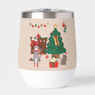 Chaos de chats de Noël