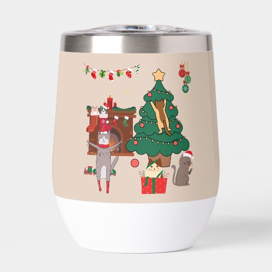 Chaos de chats de Noël (Avant)