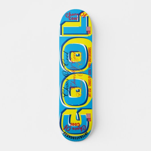 CHAOS DE COOL JMT 7 3/4" Planche de Skateboard (Devant)