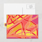 Chaos en forme de carte postale Art numérique - ro (Devant / Derrière)