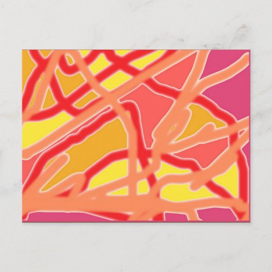 Chaos en forme de carte postale Art numérique - ro (Devant)