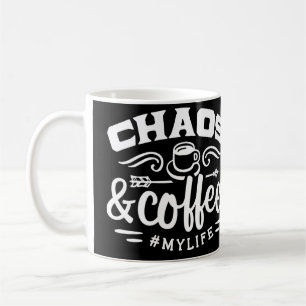 Chaos en koffie koffiemok