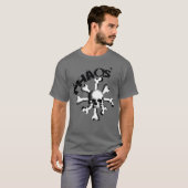 Chaos en logo t-shirt (Voorkant volledig)