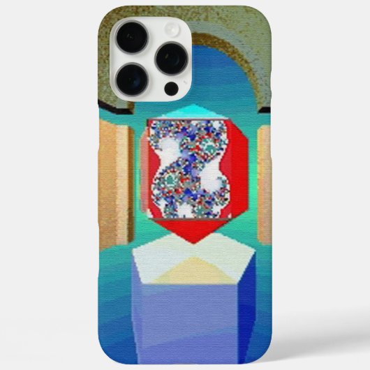 CHAOS EN ORDE TEMPLE Surreal Fractal Art Case-Mate iPhone Case (Achterkant)