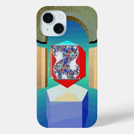 CHAOS EN ORDE TEMPLE Surreal Fractal Art Case-Mate iPhone Case (Achterkant)