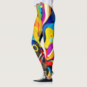 Chaos in de harmoniekunst leggings (Links)