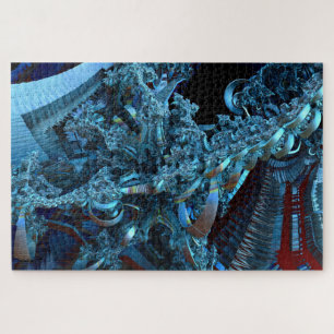 chaos in de ruimtepuzzel legpuzzel