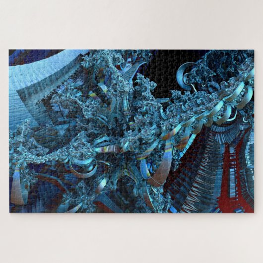 chaos in de ruimtepuzzel legpuzzel (Horizontaal)