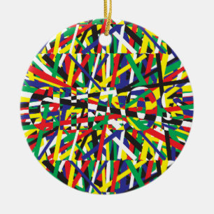 Chaos, in Primaries Keramisch Ornament