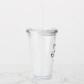 Chaos is een adder acryl drinkbeker (Rechts)