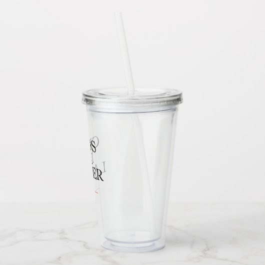 Chaos is een adder acryl drinkbeker (Links)