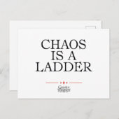 Chaos is een adder briefkaart (Voorkant / Achterkant)