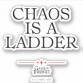 Chaos is een adder sticker (Voorkant)