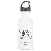 Chaos is een adder waterfles  (Voorkant)
