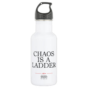 Chaos is een adder waterfles 