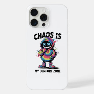 Chaos is mijn comfortzone iPhone 15 pro max hoesje