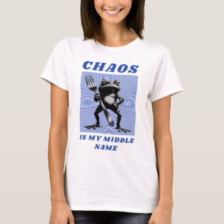 chaos is mijn tweede naam t-shirt