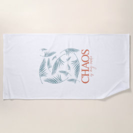 Chaos Is My Cardio Strandlaken