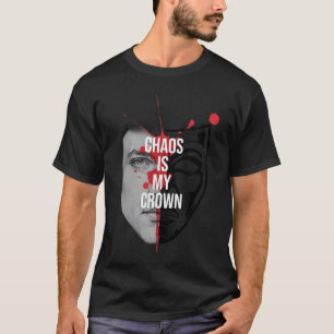 Chaos Is My Kroon – Stout Gespleten Gezicht Street T-shirt