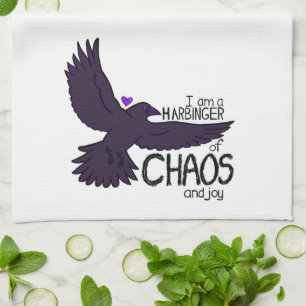 Chaos Kraai Tapijt Theedoek