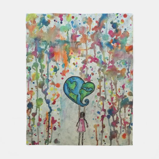 Chaos Love Fleece Blanket veroveren (Voorkant)