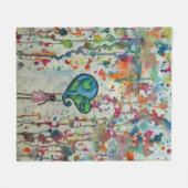 Chaos Love Fleece Blanket veroveren (Voorkant (Horizontaal))