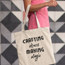 Chaos maken Magische Kunst Leraren Creatief Tote Bag