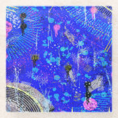 Chaos of the Mind Glazen Onderzetter (Voorkant)