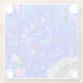 Chaos of the Mind Glazen Onderzetter (Achterkant)