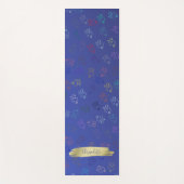 Chaos OMs | Blauw,  Indigoom Yogamat (Voorkant)