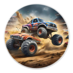 Chaos on Wheels: Monster Truck Smash Derby, Keramische Knop