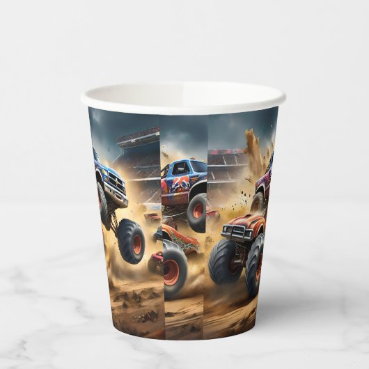Chaos on Wheels: Monster Truck Smash Derby, Papieren Bekers (Links)