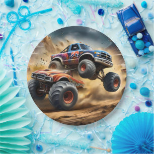 Chaos on Wheels: Monster Truck Smash Derby, Papieren Bordje