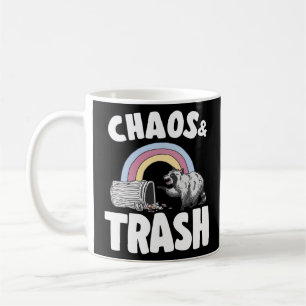 Chaos & Prullenbak Panda Regenboog Raccoon 3 Koffiemok
