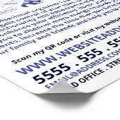 Chaos Slogan Design, professionele organisator Poster (Hoek)