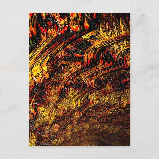 Chaos Theory 4 Abstracte fractale Kunst Briefkaart (Voorkant)