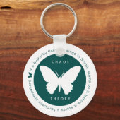 Chaos Theory (groen) Keyring Sleutelhanger (Voorkant)
