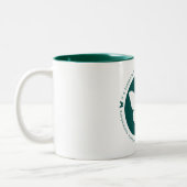 Chaos Theory (Groene Mok) Tweekleurige Koffiemok (Links)