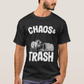 Chaos & Trash Garbage Panda Funny Raccoon 8 T-shirt (Voorkant)