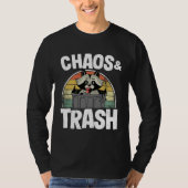 Chaos & Trash Garbage Panda Raccoon 1 T-shirt (Voorkant)