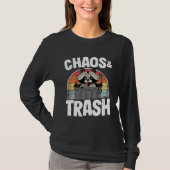 Chaos & Trash Garbage Panda Raccoon  3 T-shirt (Voorkant)