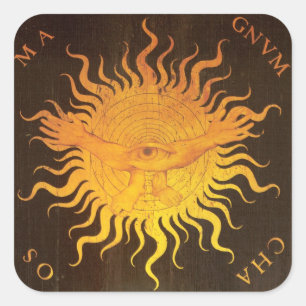 Chaos Vierkante Sticker