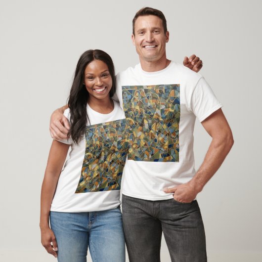 Chaotic Abstract Art T-Shirt (Unisex)