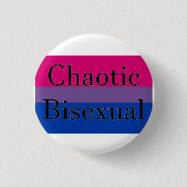 Chaotic Bisexual Ronde Button 3,2 Cm