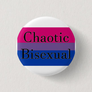 Chaotic Bisexual Ronde Button 3,2 Cm