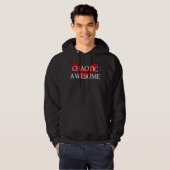 Chaotic Geweldige Dragon Dice Tabletop Rpg Dm Hoodie (Voorkant volledig)